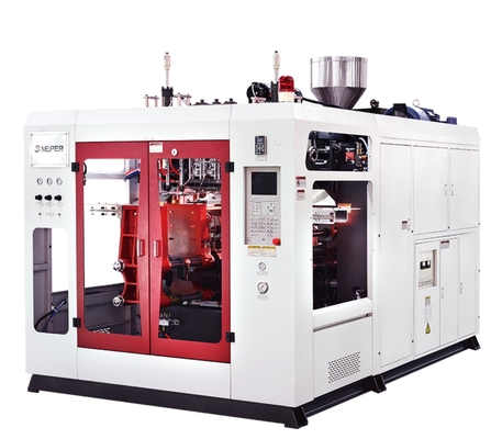 Triple Head 10L Plastic Bottle Blow Molding Machine D Type With IML System Extruder Motor Power