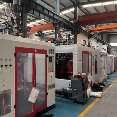 Extrusion Blow Molding Machine Double Station High Efficiency 80mm Screw Diameter for Plastic Container