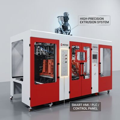Energy Saving HDPE Blow Moulding Machine 10L Bottle Production