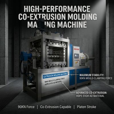 1-4 Head 150KN Clamping Plastic Bottle Moulding Machine for PE PP Containers